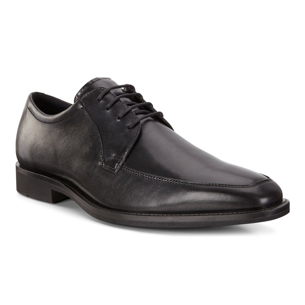 ECCO Mens Dress Shoes Black - Calcan - JWS-205638